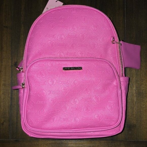 NWT Juicy Couture Pink Backpack - Picture 1 of 3